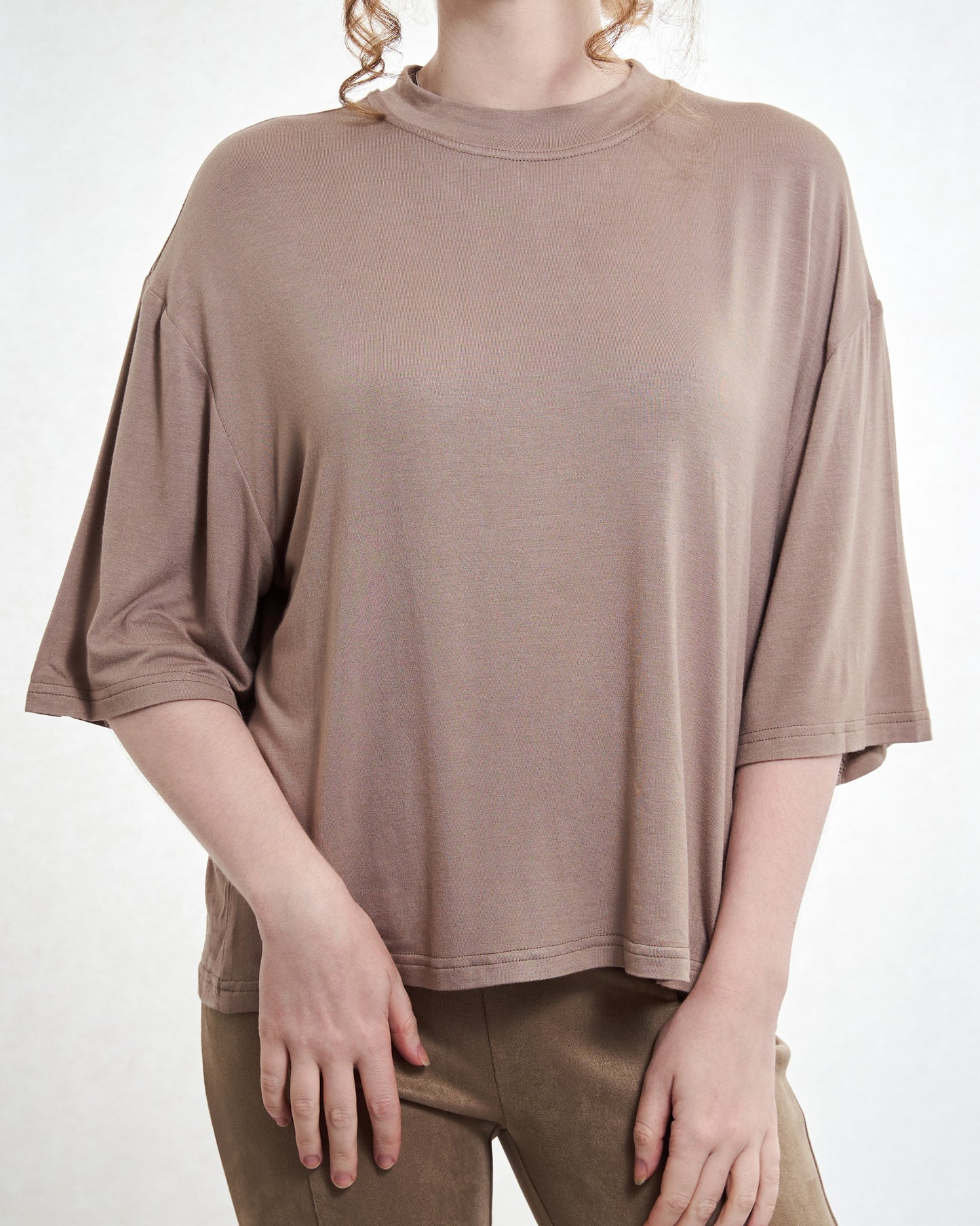 RIIN Boxy Crop Tee