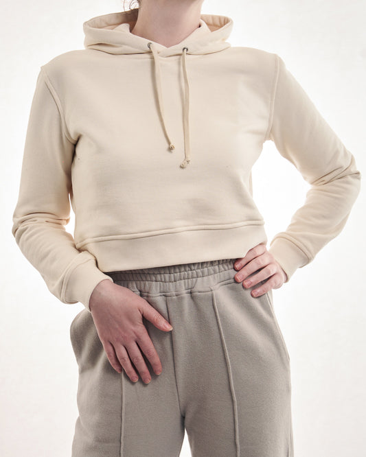 RIIN Box Crop Hoodie